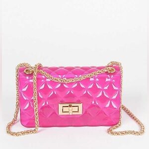 Solid Color Jelly Swing Bag